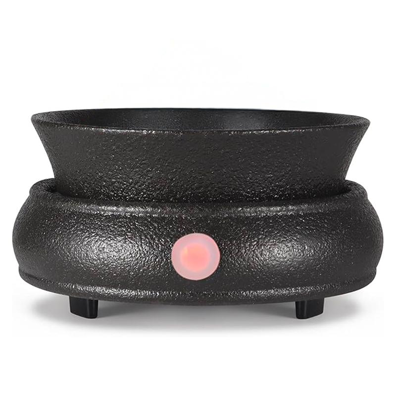 Black Ceramic Wax Melter And 4 Wax Melt Bundle