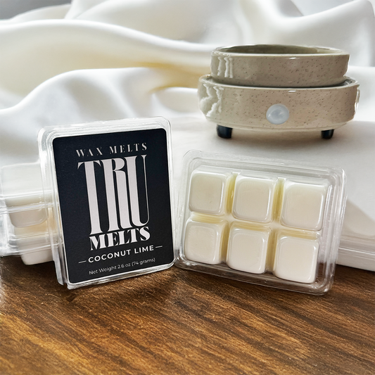 Cream Ceramic Wax Melter And 4 Wax Melt Bundle